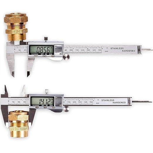 Digital Caliper, IP54 Waterproof Stainless Steel Caliper Measuring Tool - Image 6