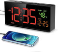 Netzu Alarm Clocks for Bedrooms, Digital Alarm Clock by Netzu