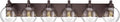 METWET Oil Rubbed Bronze Bathroom Light Fixtures, 6-Light Bathroom Vanity by Metwet
