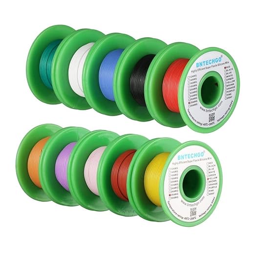 BNTECHGO 28 Gauge Silicone Wire Kit 10 Color Each 30 ft Flexible 28 AWG - Image 2