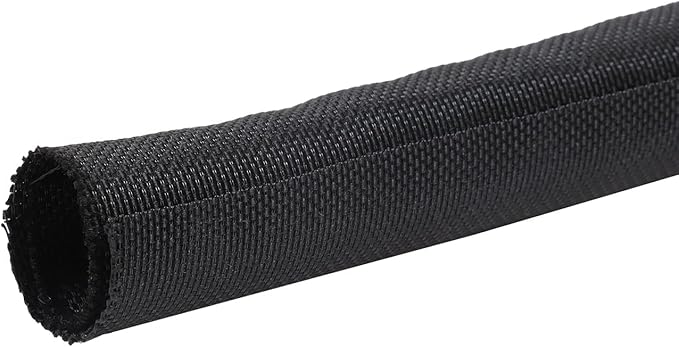 Sonoreboom Wire Split Loom Wrap Cable Management Sleeves Automotive Black Woven by Sunnarepoon