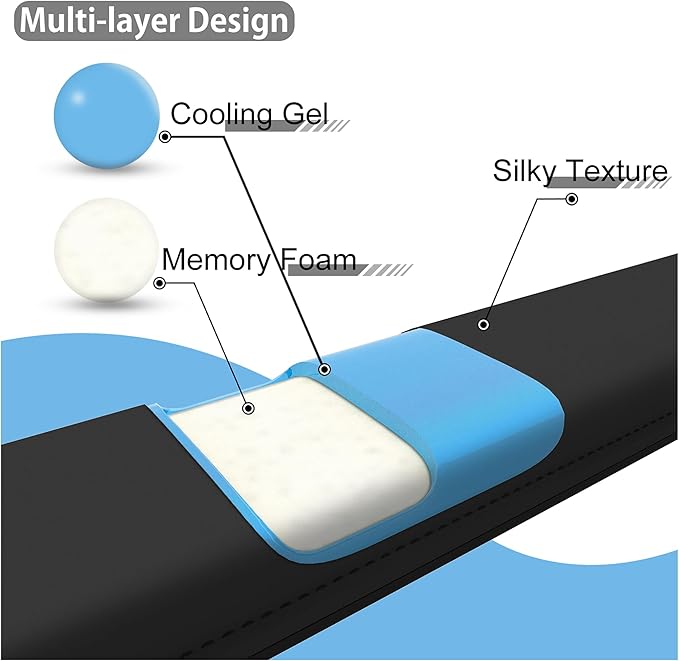 Faluber Cooling Gel Wrist Rest, 17.3-inch Length - Image 5