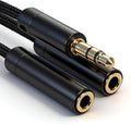Tavirela Headphone Splitter, Upgraded Nylon Braided 3.5mm Audio Stereo Y Aux by Unknown