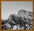 Frame It Easy 33 x 30 Hazel Wood Frame by FrameItEasy