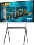 TouchWo 75" Touchscreen Monitor Smart Board, 4K Interactive Presentation by TouchWo