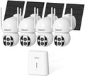 GAIEXCE Solar Home Security Camera System Wireless Outdoor, 4 Cam Kit by Gaiexce-Official