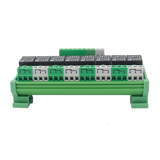 GAEYAELE 8 Channel Interface Relay Module 24VACDC DIN Rail Panel Mount - Image 4