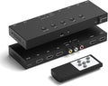 RuiPuo 4In to 2Out HDMI/AV Switch RCA to 2Port HDMI Converter by RuiPuo