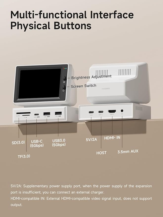 Hagibis 3.5inch IPS USB Mini Screen - Image 3
