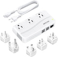 BESTEK 220v to 110v Voltage Converter, US to Europe Converter by BESTEK
