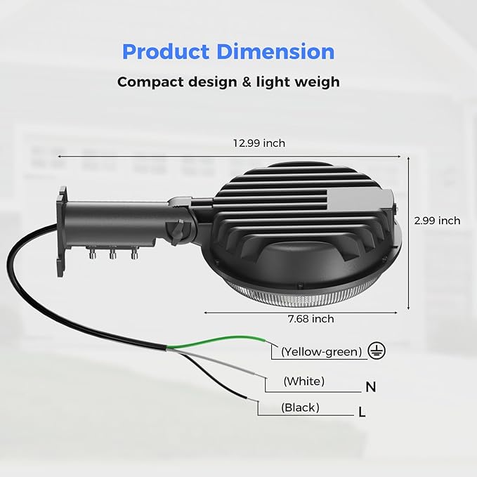 AIKVSXER LED Barn Light 160W Dusk to Dawn LED Outdoor Area Security Light - Image 9