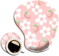Ergonomic Mouse Pad with Wrist Support, Mouse Pad with Wrist Rest and Coaster by Dooke