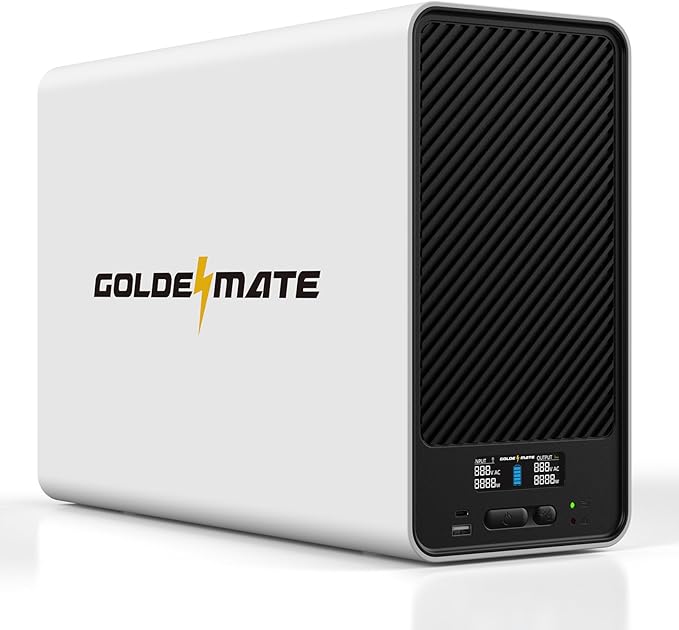 GOLDENMATE 1500VA/1200W Lithium UPS Battery Backup and Surge Protector by GOLDENMATE