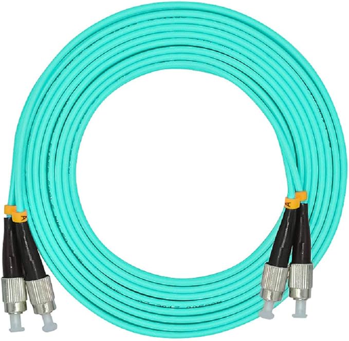 Jeirdus 15Meters 49ft Duplex 50/125 10G OM3 Multi-Mode Fiber Optic Cable Jumper by Jeirdus