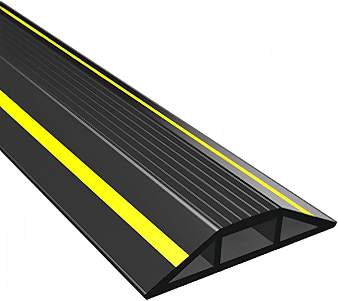 Vilmon 6.5FT Heavy Duty PVC Floor Cable Cover, Floor Cord Cover, Cable by vilmon