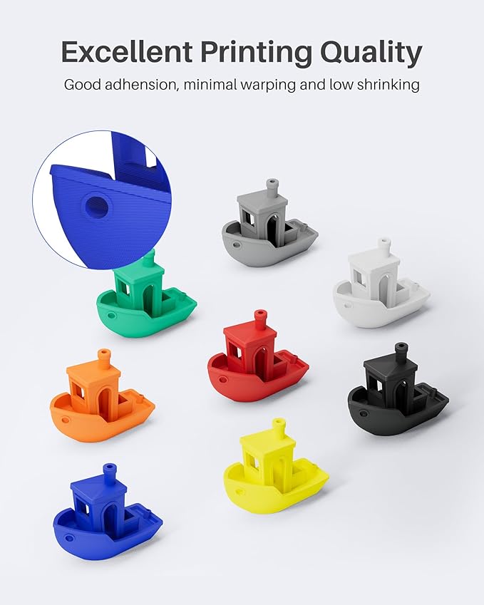 ELEGOO PLA Filament 1.75mm Bundle 4KG, 3D Printer Filament Dimensional Accuracy - Image 4