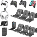 OIVO Controller & Headset Wall Mount Holder Stand, Foldable Headphone Stand by OIVO