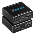4K@120Hz HDMI 2.1 eARC Audio Extractor 1 in 1 Out Support VRR ALLM HDCP2.3 ARC by EZCOOTECH