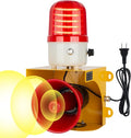 kbaoele AC110V Industrial Siren Alarm Strobe Light-120dB Loud Horn&Waterproof by Unknown