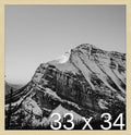 Frame It Easy 33 x 34 Wheat Wood Frame by FrameItEasy