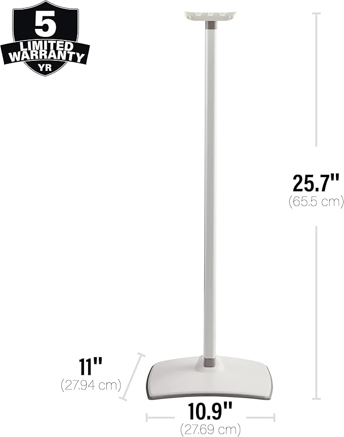 Sanus Height Adjustable Speaker Stands - Image 3