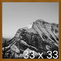 Frame It Easy 33 x 33 Hazel Wood Frame by FrameItEasy
