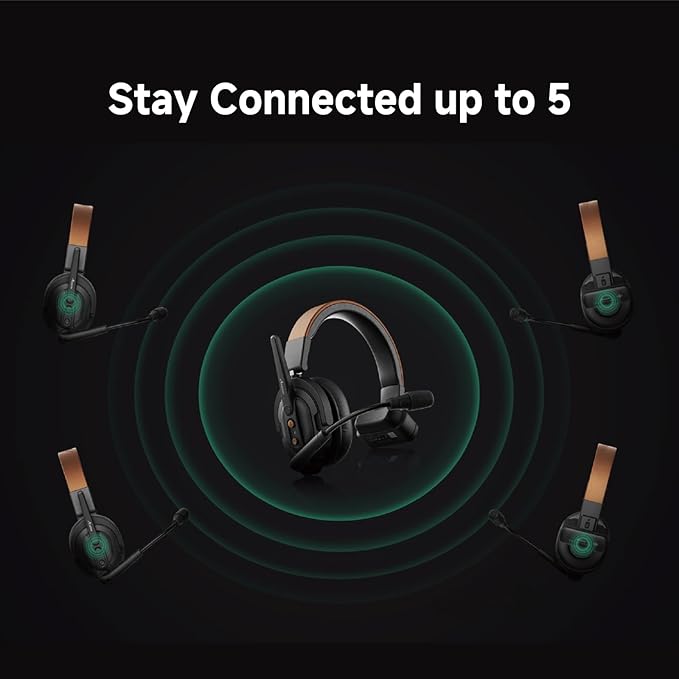Accsoon Como SE Wireless Headset Intercom System 5-Person Full Duplex 1312ft - Image 4