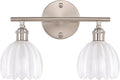 Shenmoyl Bathroom Light Fixtures, 2-Light Vanity Wall Light Over Mirror by Shenmoyl