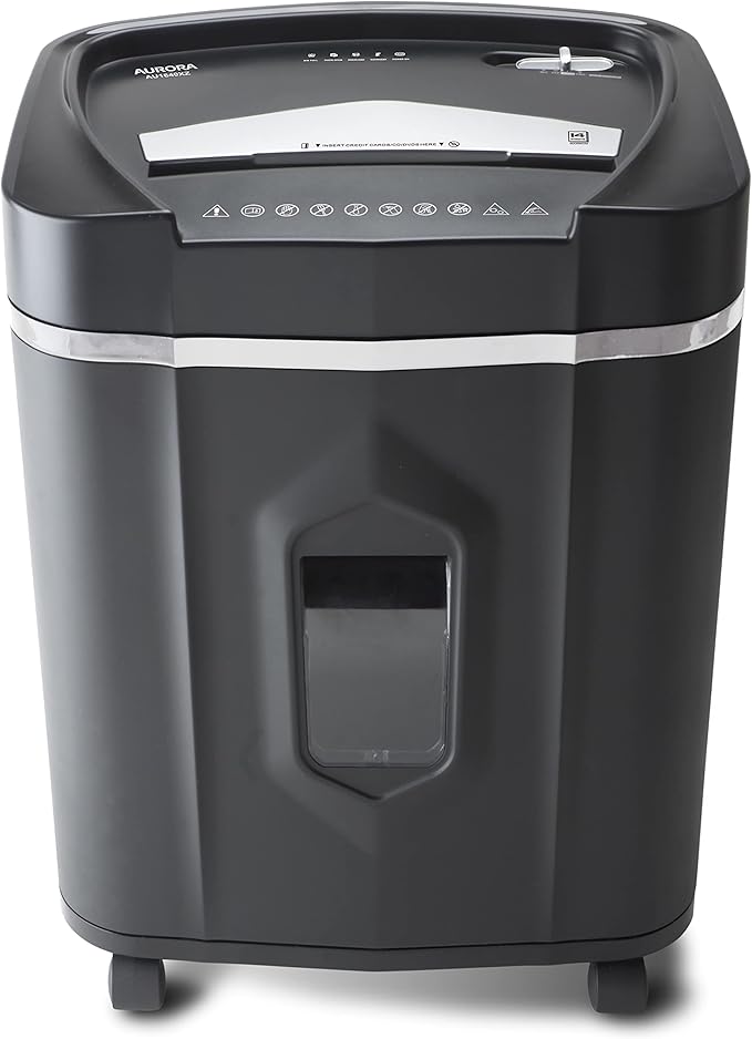 Aurora AU1640XA Anti-Jam 16 Sheet Crosscut Paper/CD and Credit Card/ 5 Gal - Image 6