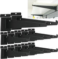 12 Pack Slatwall Knife Shelf Brackets 14 inch, Heavy Duty Slatwall Shelf by APOCHON