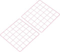 PATIKIL 12"x12" Wire Grid Panel, 2 Pack Board Photo Pictures Memo Display Grid by PATIKIL