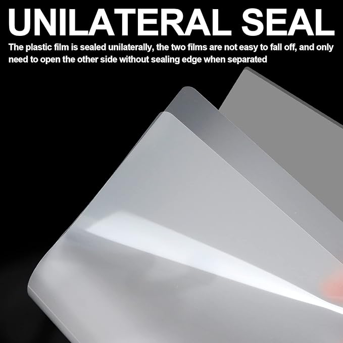 HERKKA 200 Pack Laminating Sheets, Holds 8.5 x 11 Inch Sheets, 3 Mil Clear - Image 4