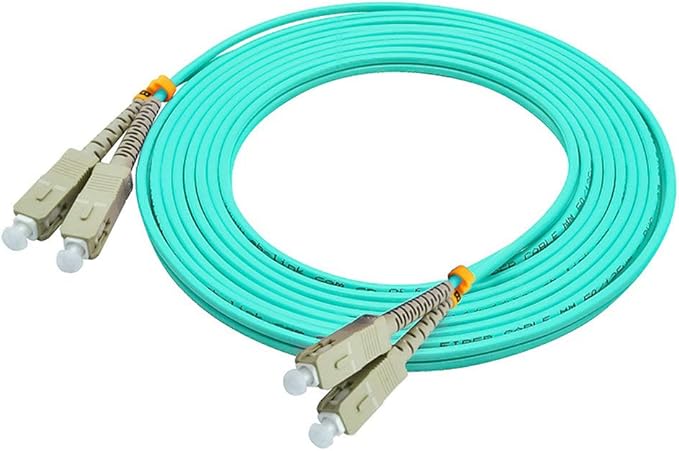 Jeirdus 2Meters 6ft Duplex 50/125 10G OM3 Multi-Mode Fiber Optic Cable Jumper - Image 4