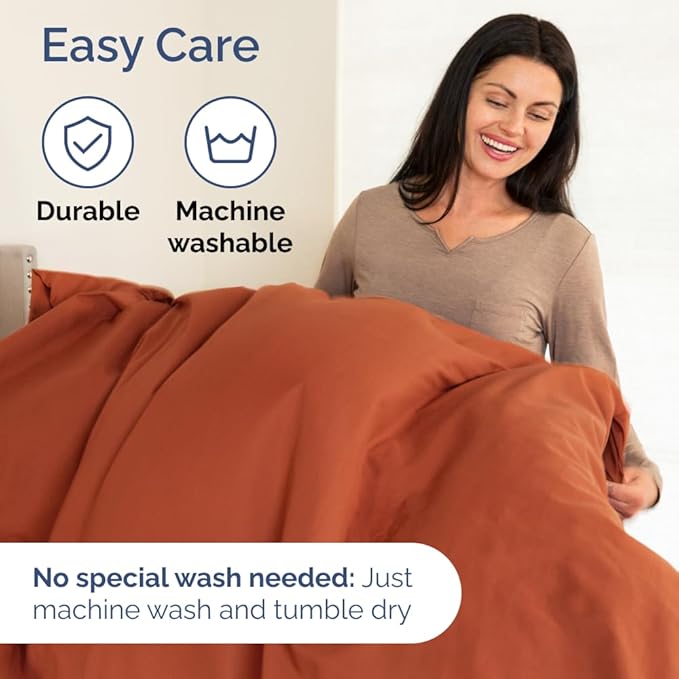 Split Head King Sheet Set – 4 Piece Flex Split Top King Sheets - Image 9