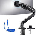 HUANUO Single Monitor Arm for 13-49 inch Screens, Ultrawide Computer Monitor by HUANUO