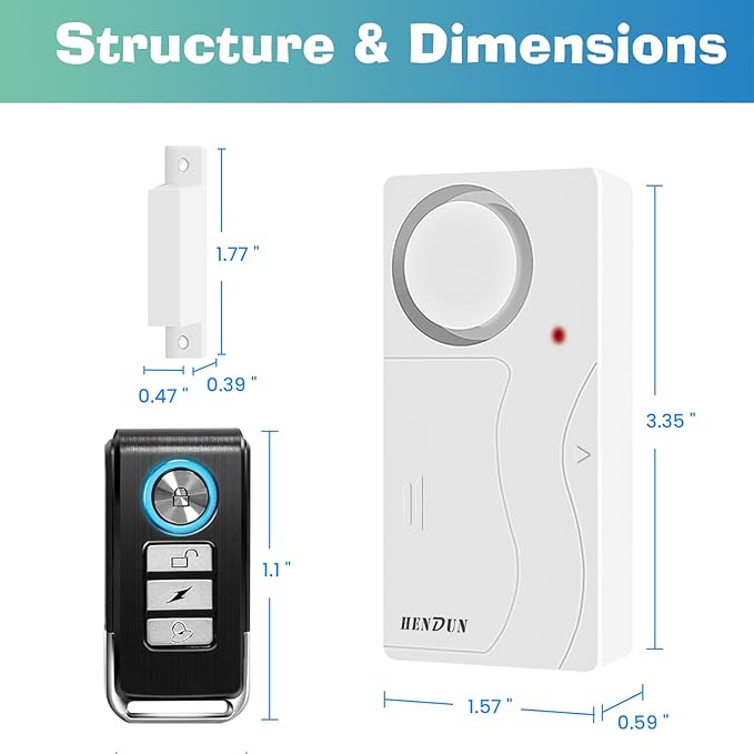 HENDUN Door Alarms When Opened - Image 5