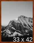 Frame It Easy 33 x 42 Russet Wood Frame by FrameItEasy