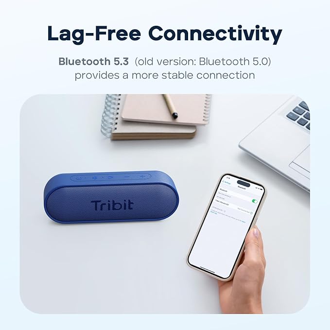 Tribit XSound Go Bluetooth Speaker, 16W Portable Wireless Speaker - Image 6