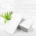 Vamos Tile 100-Piece Glossy Dolomite White Peel and Stick Backsplash Tile by VamosTile
