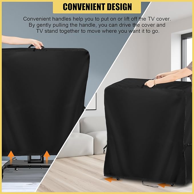 Hdenmist Outdoor TV Cover 32 Inch Weatherproof, Waterproof Outdoor TV Stand - Image 6