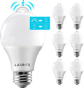 LUXRITE A19 LED Motion Sensor Light Bulbs, 60W Equivalent, Motion Activated by LUXRITE