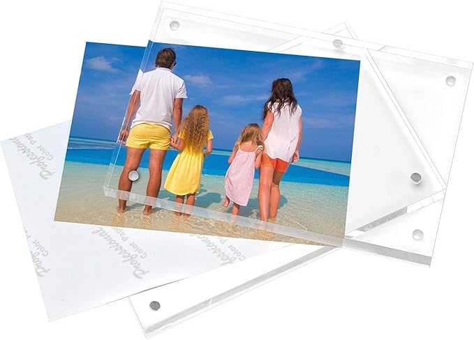 Meetu 5 Pack Acrylic Picture Frame 6x8 - Image 4