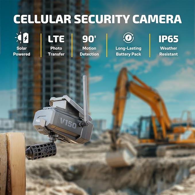 Vosker V150 Twin Pack Solar-Powered LTE Cellular Home Security Outdoor Camera | - Image 2
