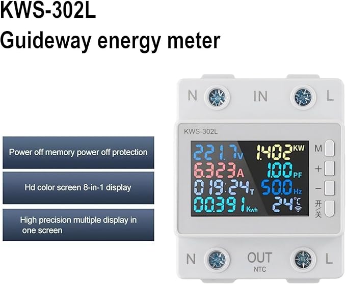 Noteflora LCD Digital Energy Meter - Image 2