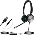 Yealink UH36 Professional USB Headset, Wired Headphones by RedefineYourWorkplace