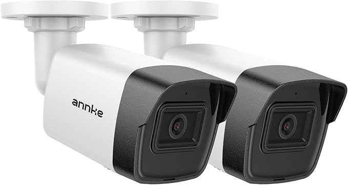 ANNKE 2 Pack 5MP PoE Bullet Security Cameras by ANNKE
