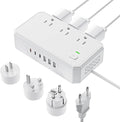 Puveini US to Europe Travel Adapter 220V to 110V Voltage Converter by Puveini