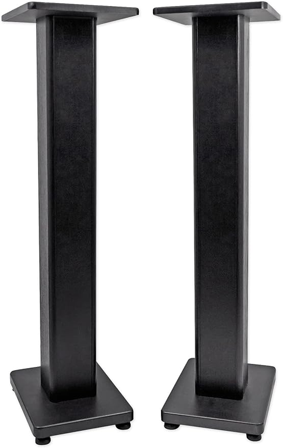 Rockville Pair RHT28 28 Inch Bookshelf Speaker Stands, 60 lbs Capacity - Image 3