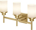 AONEON Bathrom Light Fixtures Modern Gold 3 Vanity Lights Over Mirror, Wall by AONEON