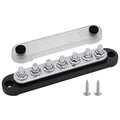 7 x M6 Studs Power Distribution Block Bus Bar 12V, Ampper 5.9" HD 150A Marine by Ampper